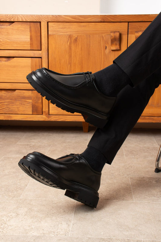 Bağcıklı Hakiki Deri Loft Taban Casual Ayakkabı