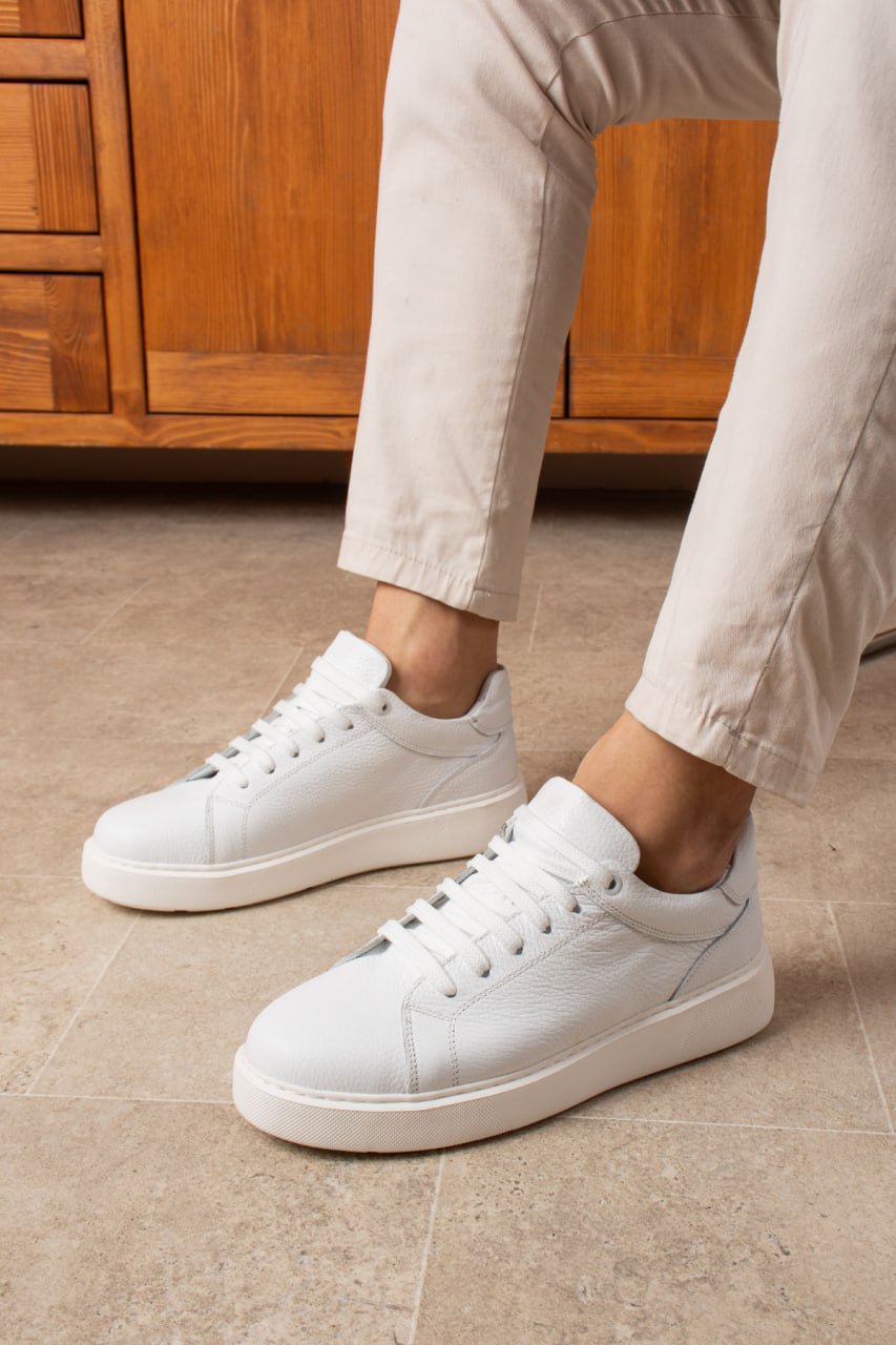 Spor Hakiki Deri Ayakkabı