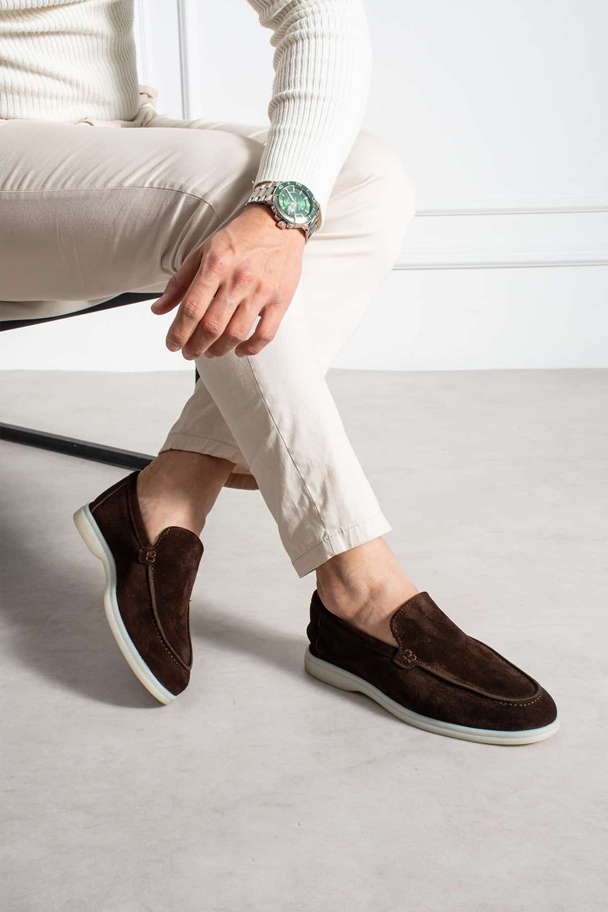 Summer Walk Süet Loafer Ayakkabı