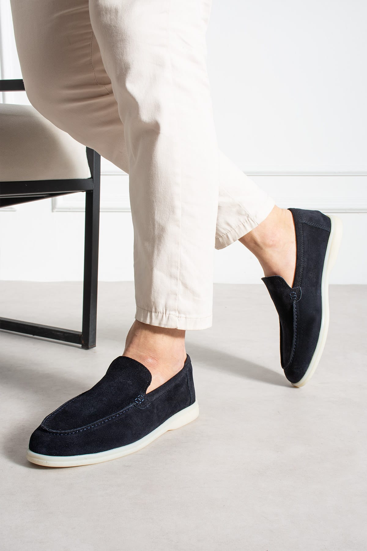 Summer Walk Süet Loafer Ayakkabı