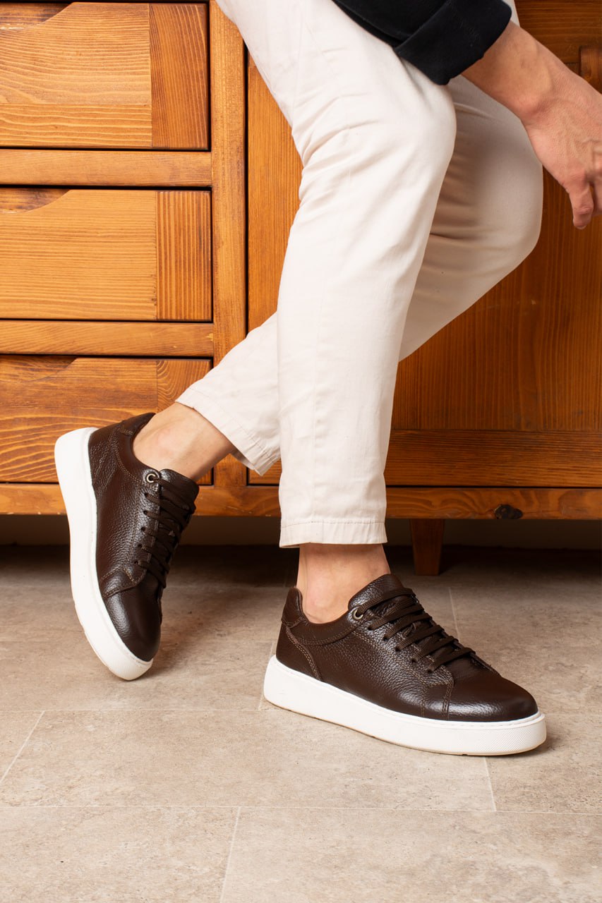 Spor Hakiki Deri Ayakkabı